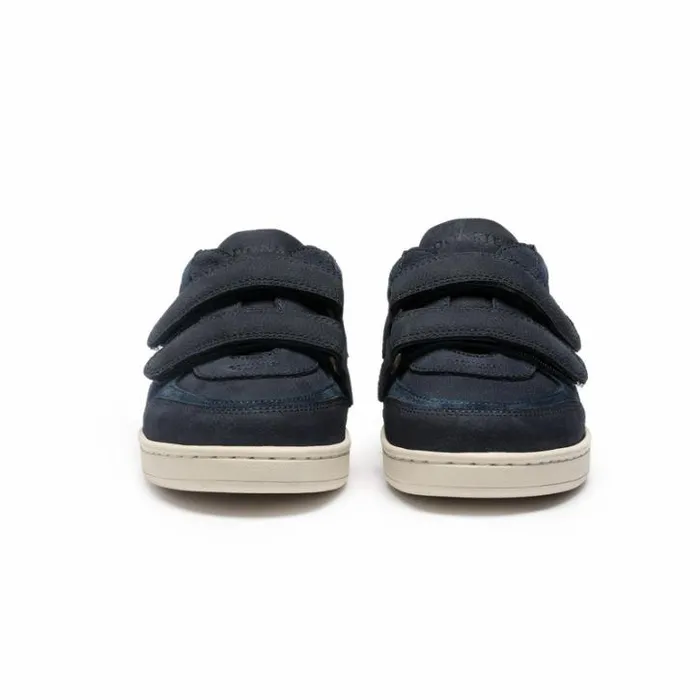 Donsje Amsterdam Sneakers Boys Meyo Sneakers Navy Betting Leather
