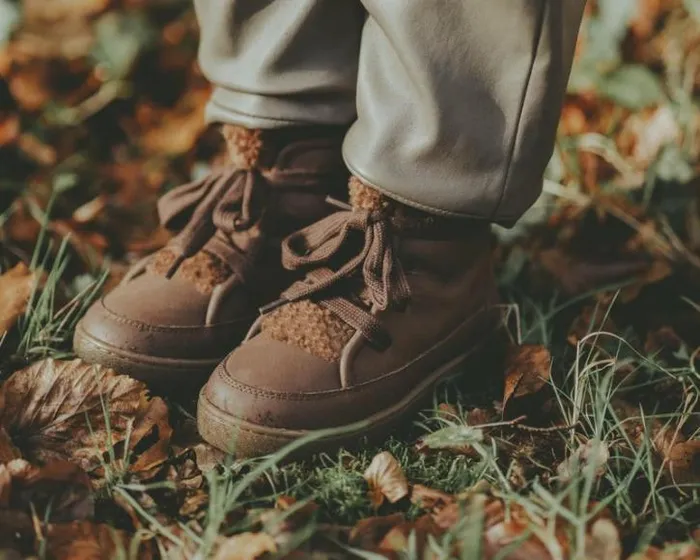Donsje Amsterdam Sneakers Girls Flinn Milk Chocolate Leather