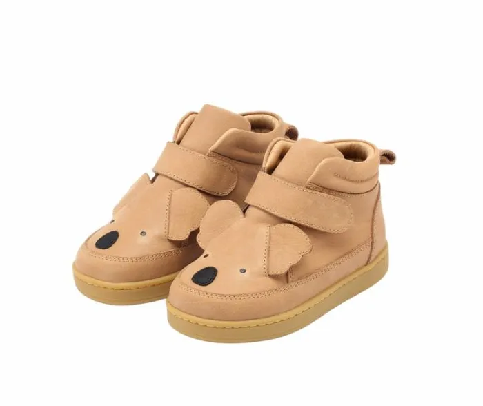 Donsje Amsterdam Sneakers Girls Qika Sneakers Truffle Leather