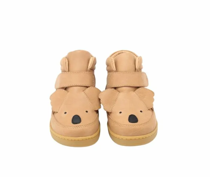 Donsje Amsterdam Sneakers Girls Qika Sneakers Truffle Leather