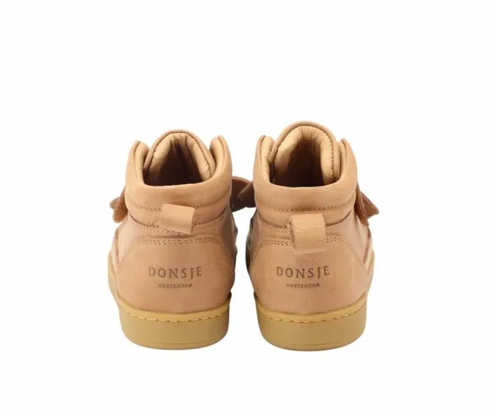 Donsje Amsterdam Sneakers Girls Qika Sneakers Truffle Leather
