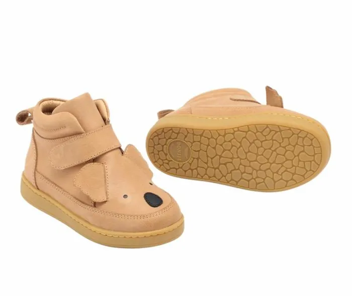 Donsje Amsterdam Sneakers Girls Qika Sneakers Truffle Leather