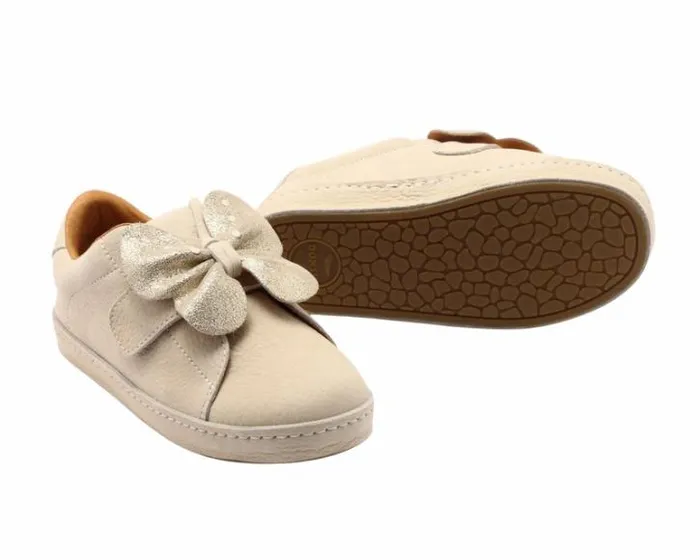 Donsje Amsterdam Sneakers Girls Tettie Cream Betting Leather