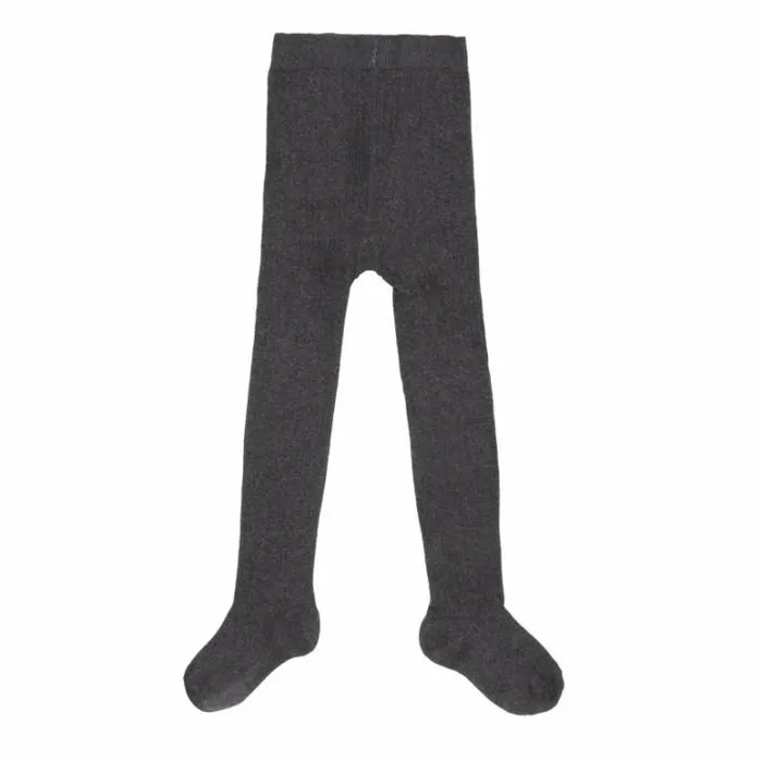 Donsje Amsterdam Socks and Tights Girls Aly Tights Dark Grey Melange