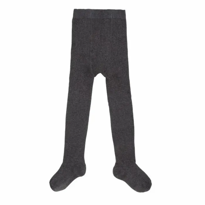 Donsje Amsterdam Socks and Tights Girls Aly Tights Dark Grey Melange