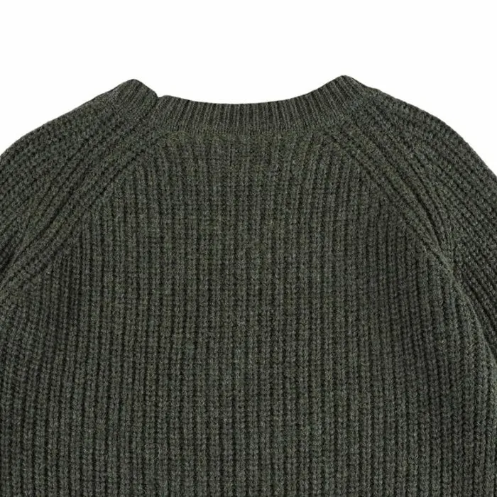 Donsje Amsterdam Sweaters and Cardigans Baby Garie Sweater Forest Green Melange