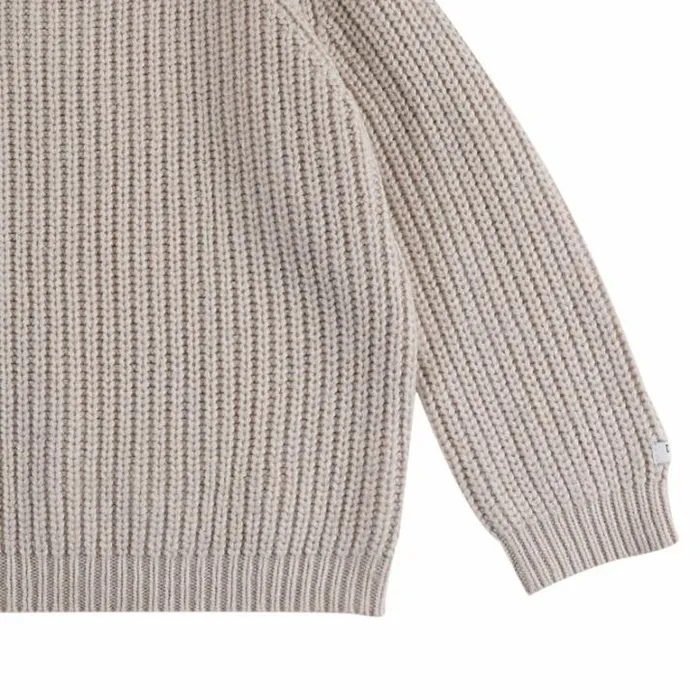 Donsje Amsterdam Sweaters and Cardigans Baby Garie Sweater Soft Sand
