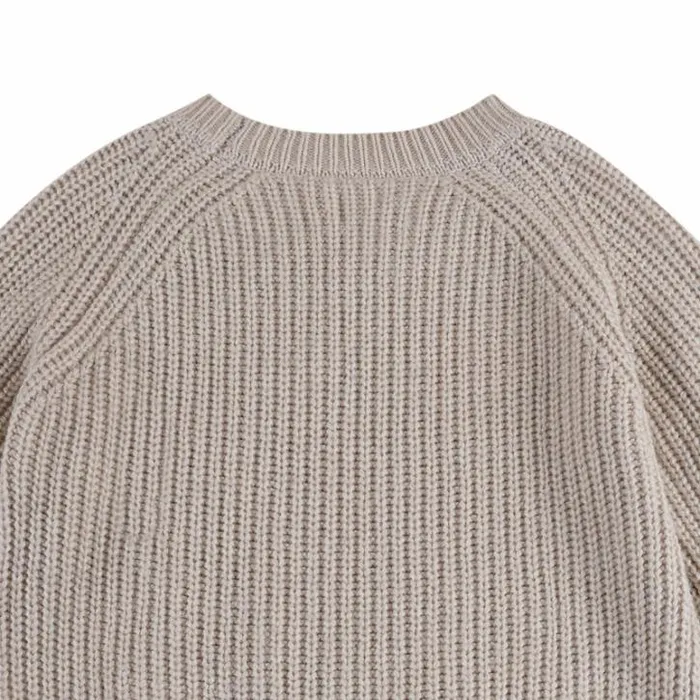 Donsje Amsterdam Sweaters and Cardigans Baby Garie Sweater Soft Sand
