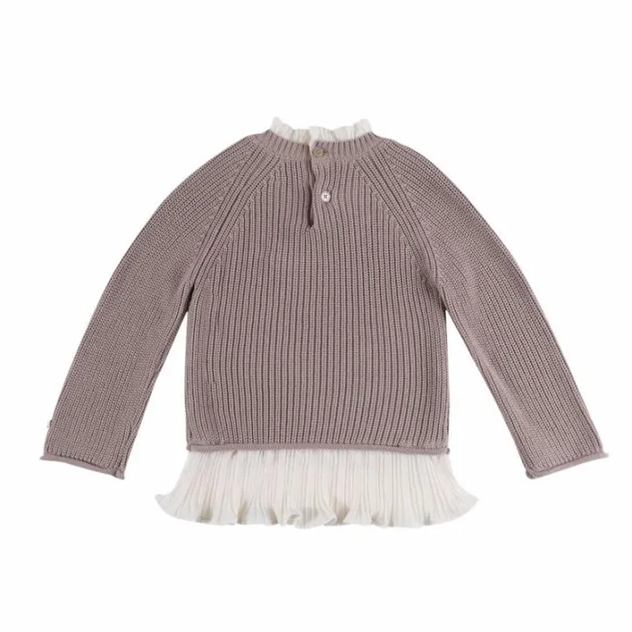 Donsje Amsterdam Sweaters and Cardigans Baby Irene Sweater Lilac