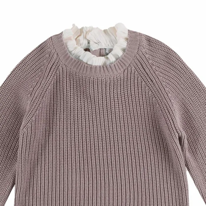 Donsje Amsterdam Sweaters and Cardigans Baby Irene Sweater Lilac