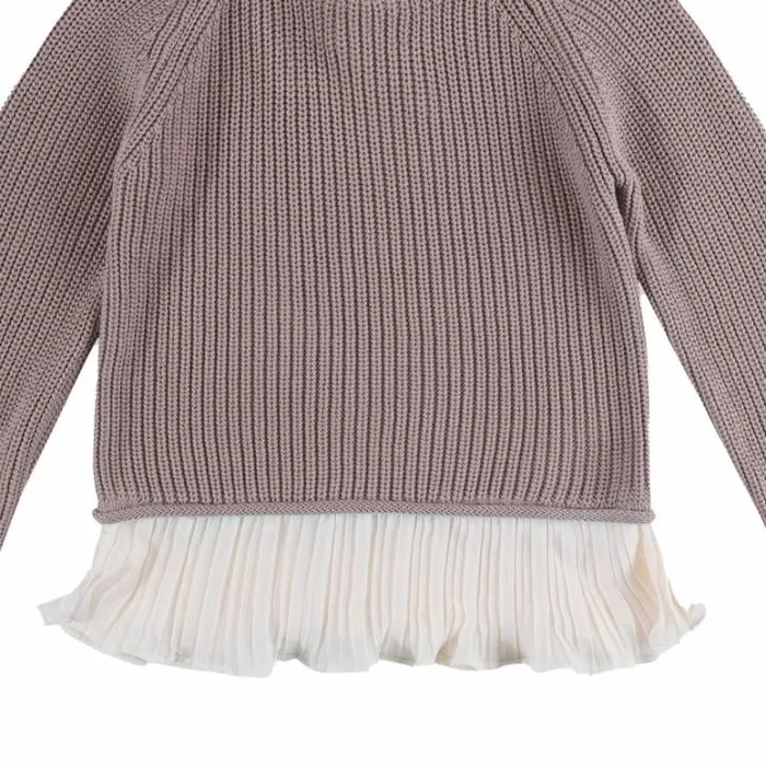 Donsje Amsterdam Sweaters and Cardigans Baby Irene Sweater Lilac