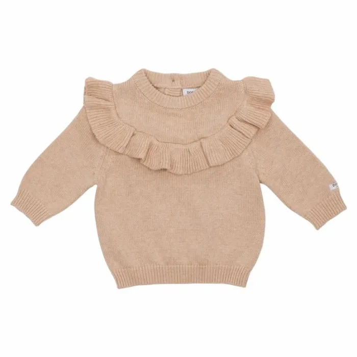 Donsje Amsterdam Sweaters and Cardigans Baby Mare Sweater Light Coral Melange