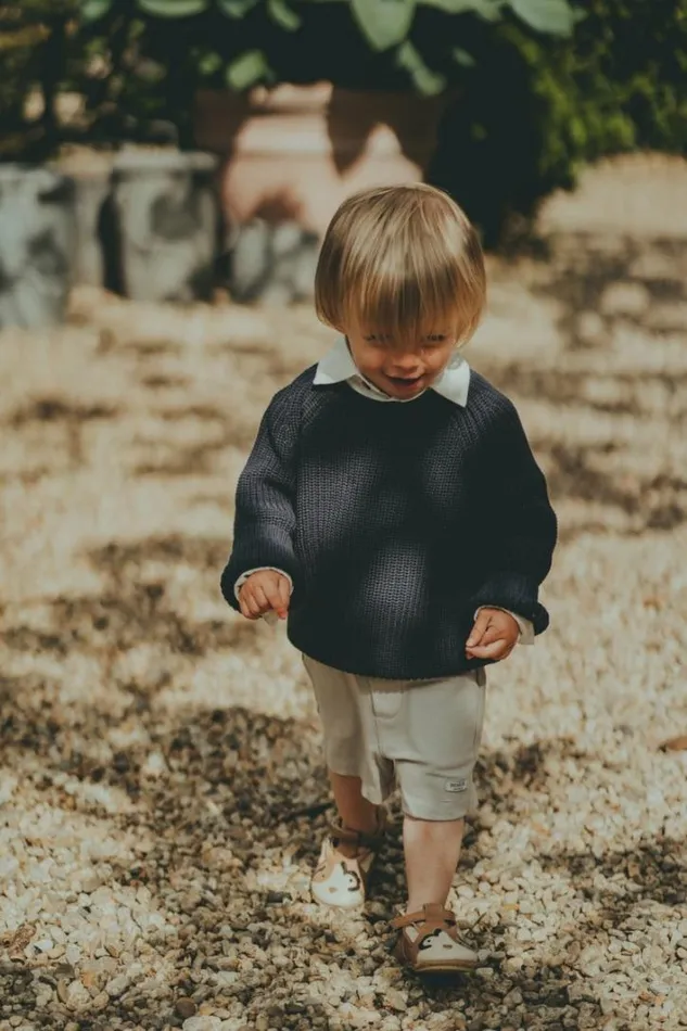 Donsje Amsterdam Sweaters and Cardigans Baby Qade Sweater Dark Spruce