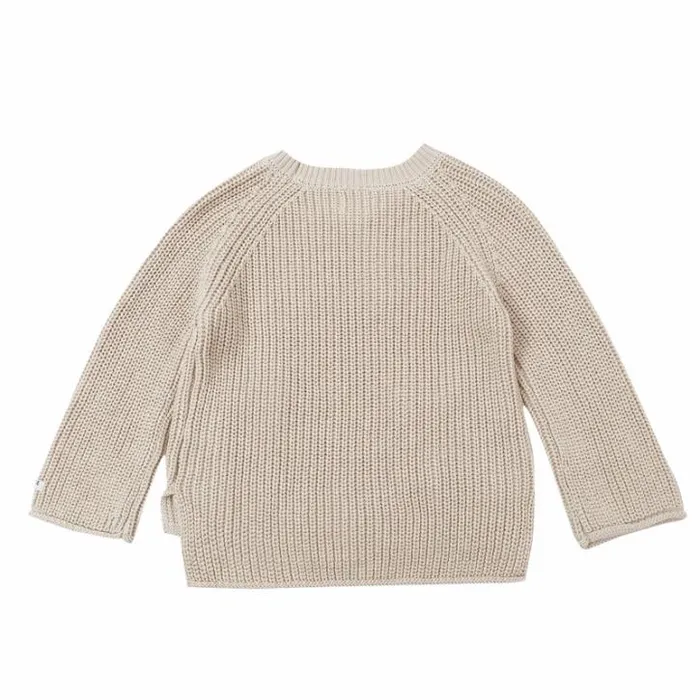 Donsje Amsterdam Sweaters and Cardigans Baby Qtella Sweater Soft Sand