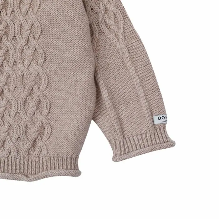 Donsje Amsterdam Sweaters and Cardigans Baby Reeder Sweater Sand Melange