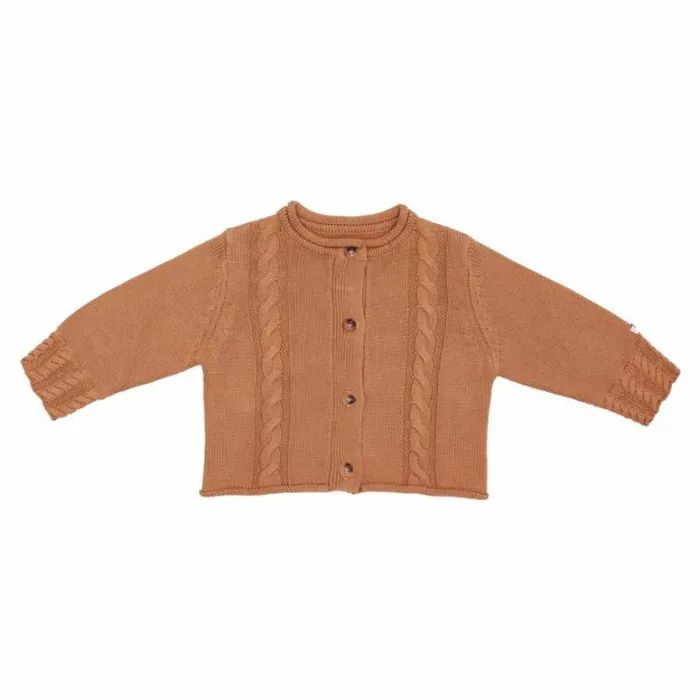Donsje Amsterdam Sweaters and Cardigans Baby Santi Cardigan Clay