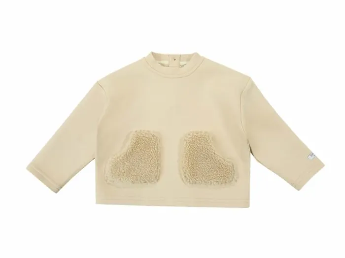 Donsje Amsterdam Sweaters and Cardigans Baby Wies Sweater Biscuit
