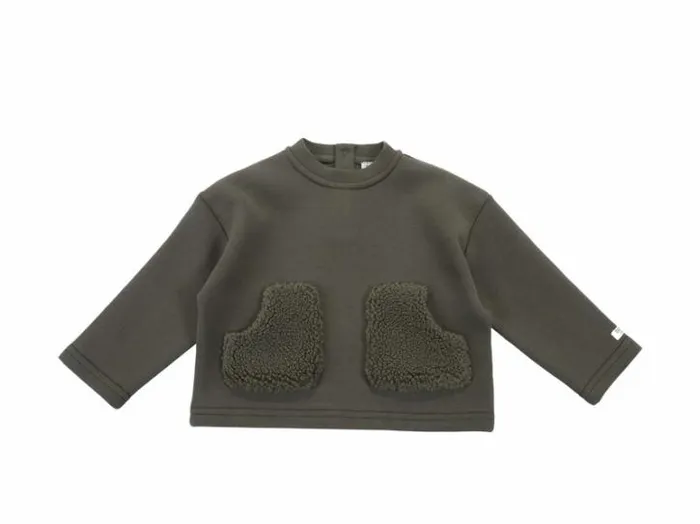 Donsje Amsterdam Sweaters and Cardigans Baby Wies Sweater Forest Green