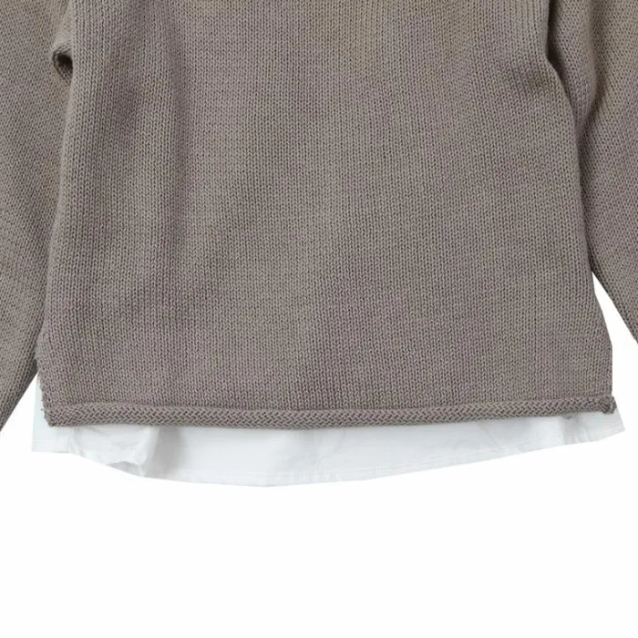 Donsje Amsterdam Sweaters and Cardigans Boys Haga Sweater Light Taupe