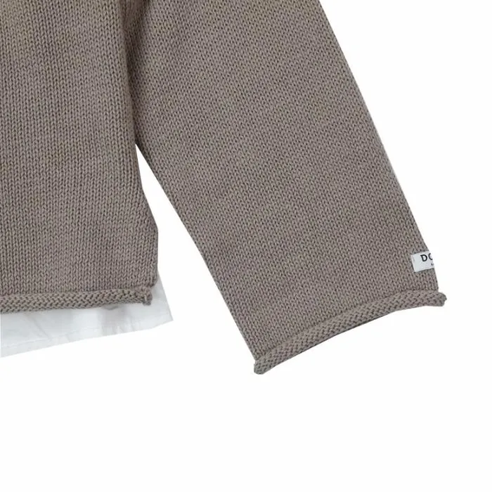 Donsje Amsterdam Sweaters and Cardigans Boys Haga Sweater Light Taupe