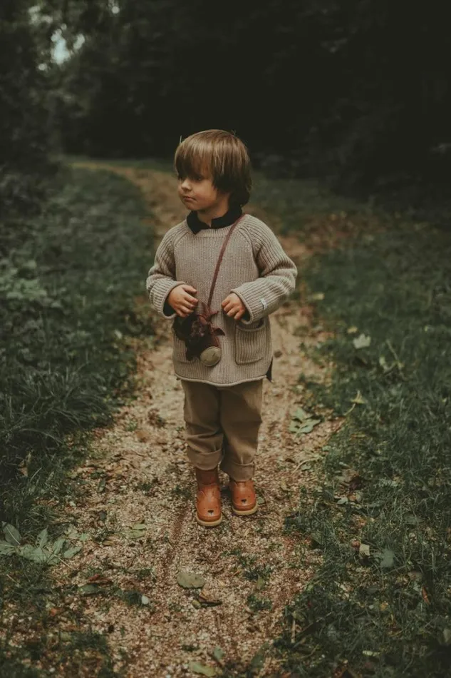 Donsje Amsterdam Sweaters and Cardigans Boys Qtella Sweater Light Taupe