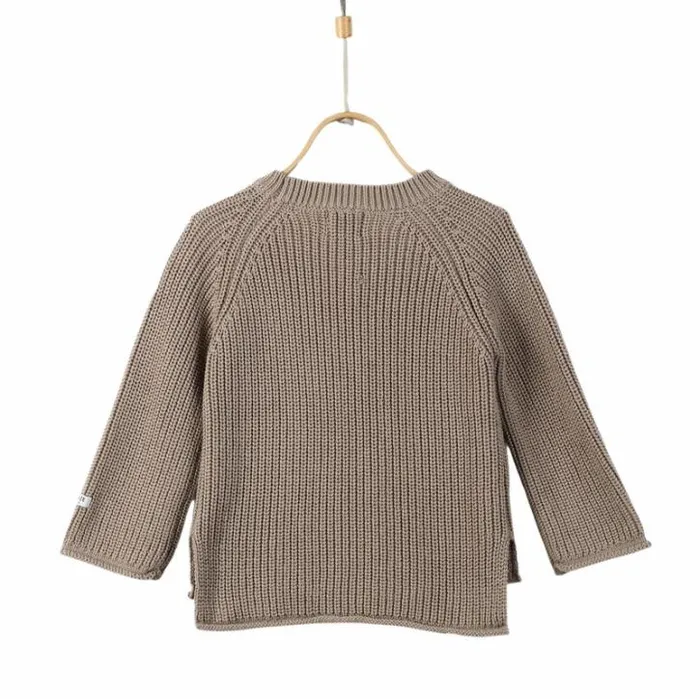 Donsje Amsterdam Sweaters and Cardigans Boys Qtella Sweater Light Taupe