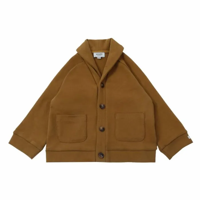 Donsje Amsterdam Sweaters and Cardigans Boys Skief Cardigan Camel