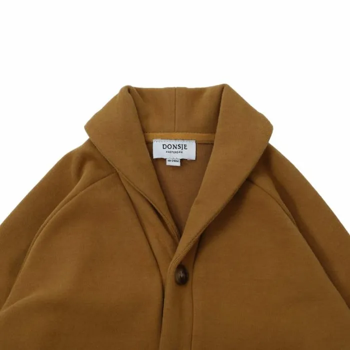 Donsje Amsterdam Sweaters and Cardigans Boys Skief Cardigan Camel
