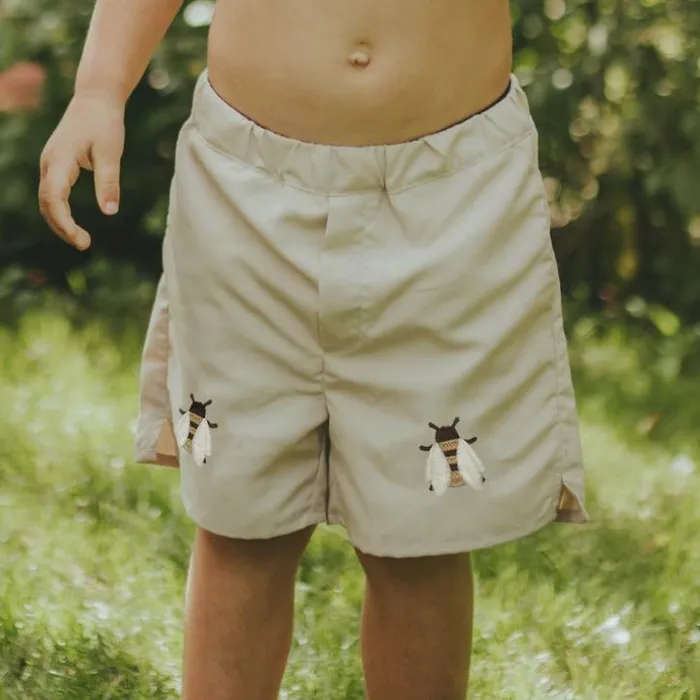 Donsje Amsterdam Swimwear Baby Mees Swim Shorts Cream
