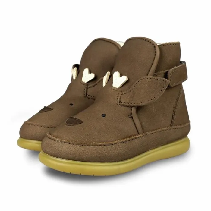 Donsje Amsterdam Toddler Shoes Baby Dubu Special Shoes Hazelnut Nubuck