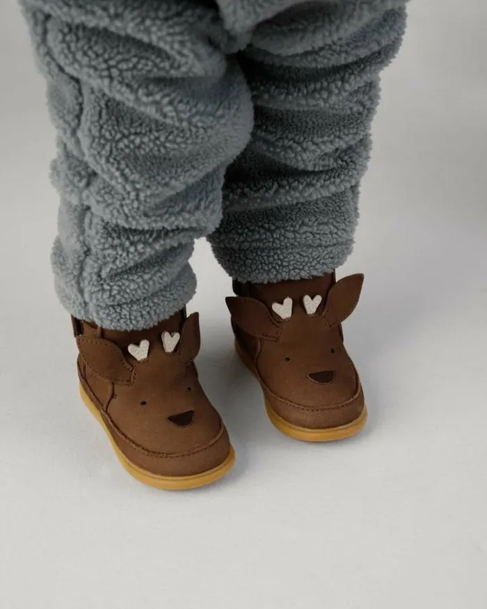 Donsje Amsterdam Toddler Shoes Baby Dubu Special Shoes Hazelnut Nubuck