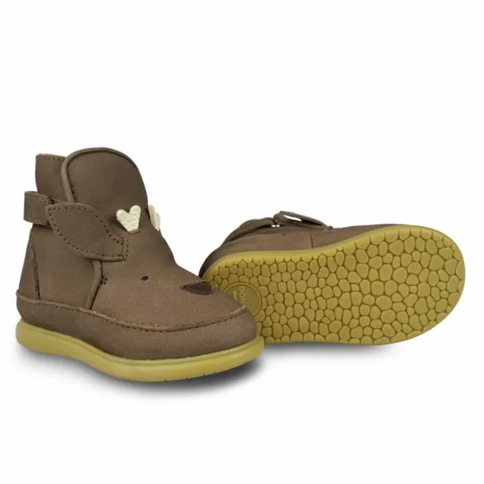 Donsje Amsterdam Toddler Shoes Baby Dubu Special Shoes Hazelnut Nubuck