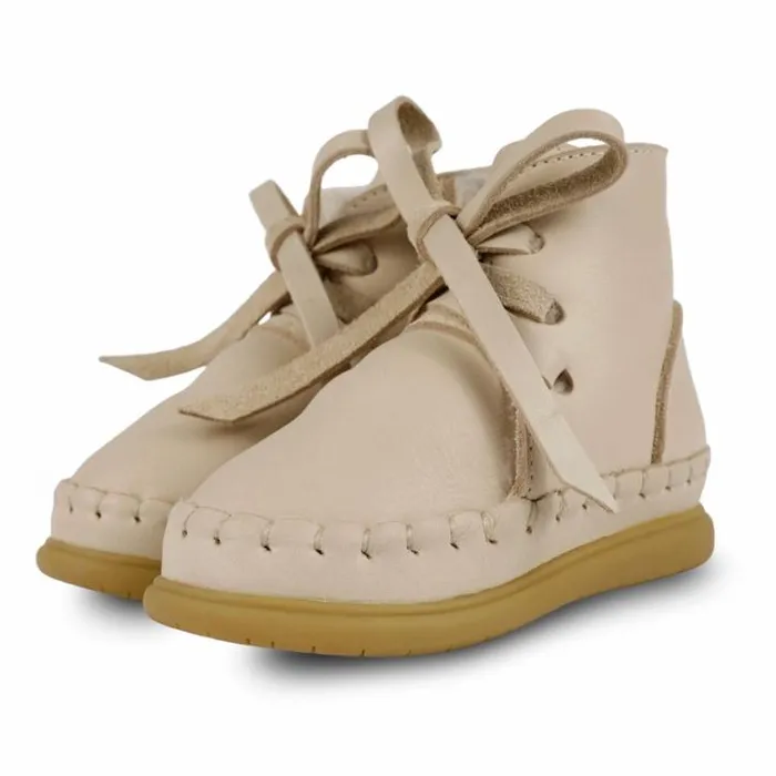 Donsje Amsterdam Toddler Shoes Baby Wisi Classic Shoes Ivory Classic Leather