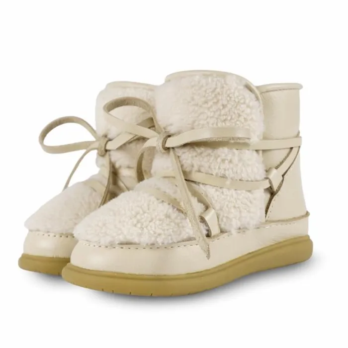 Donsje Amsterdam Toddler Shoes Girls Girls Ceysa Shoes Cream Leather