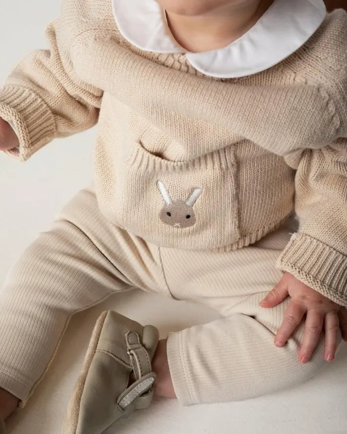 Donsje Amsterdam Trousers and Leggings Baby Ellie Leggings Macaroon