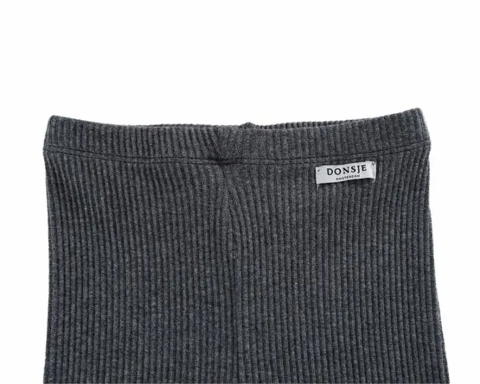 Donsje Amsterdam Trousers and Leggings Baby Lucy Leggings Dark Grey