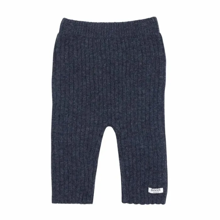 Donsje Amsterdam Trousers and Leggings Baby Olle Merino Wool Trousers Night Blue Melange