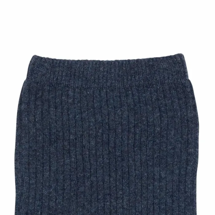Donsje Amsterdam Trousers and Leggings Baby Olle Merino Wool Trousers Night Blue Melange