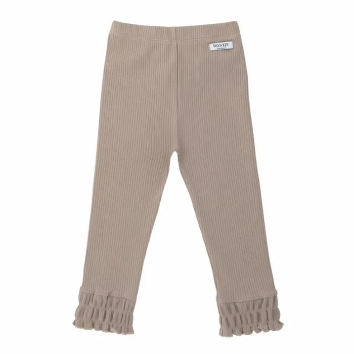 Donsje Amsterdam Trousers and Leggings Baby Qies Leggings Taupe