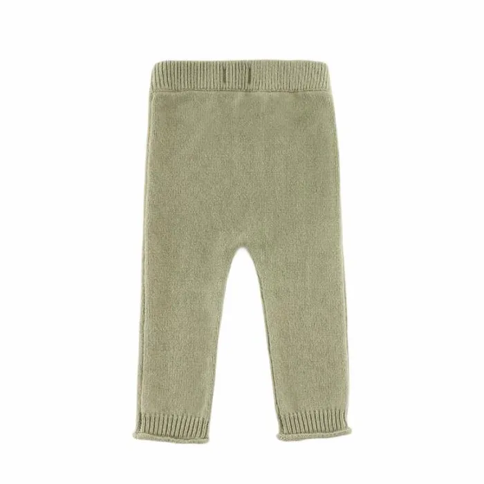 Donsje Amsterdam Trousers and Leggings Baby Trig Merino Wool Trousers Desert Green