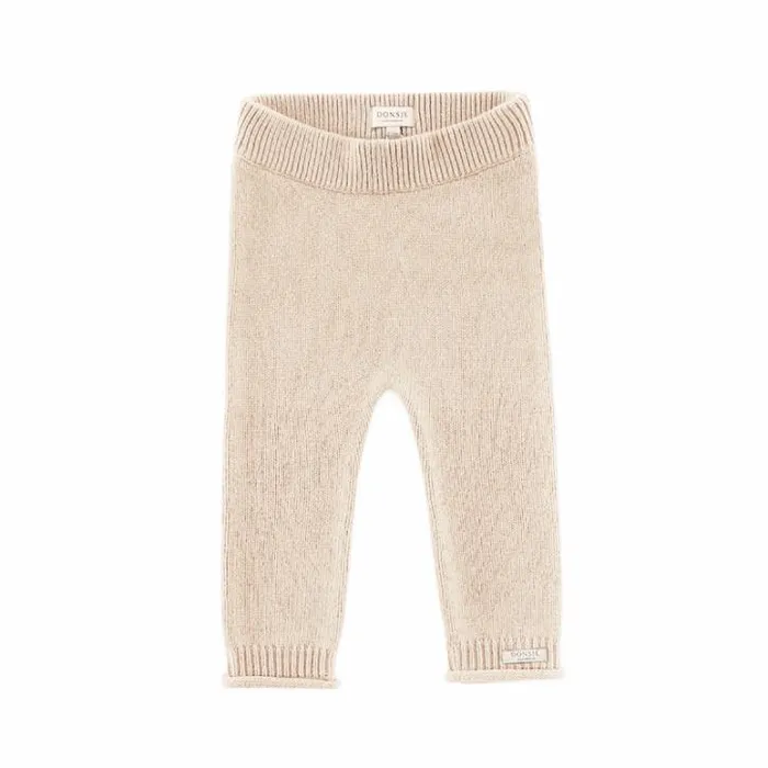 Donsje Amsterdam Trousers and Leggings Baby Trig Merino Wool Trousers Soft Sand