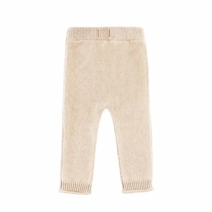 Donsje Amsterdam Trousers and Leggings Baby Trig Merino Wool Trousers Soft Sand