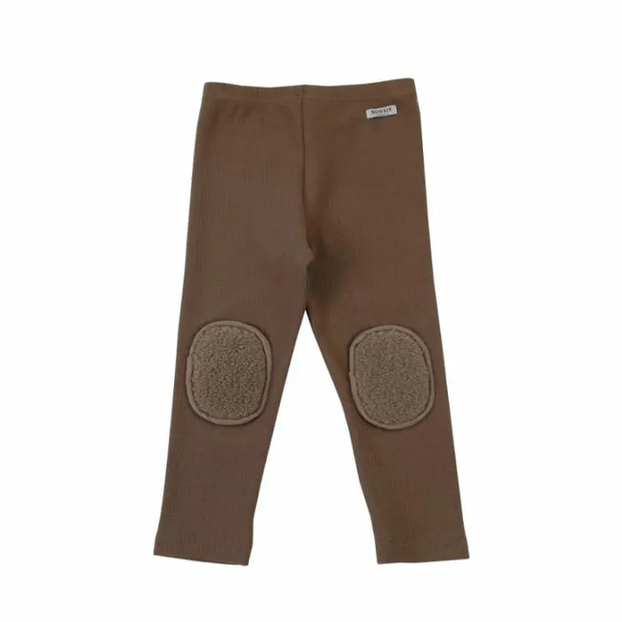 Donsje Amsterdam Trousers and Leggings Girls Keene Leggings Dark Latte