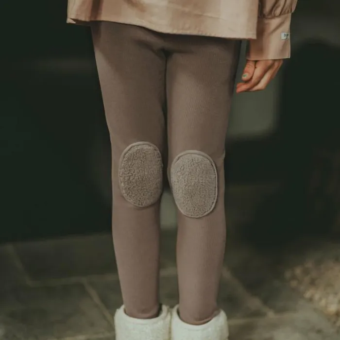 Donsje Amsterdam Trousers and Leggings Girls Keene Leggings Dark Latte