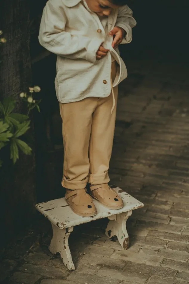 Donsje Amsterdam Trousers and Leggings Girls Lohle Trousers Toast