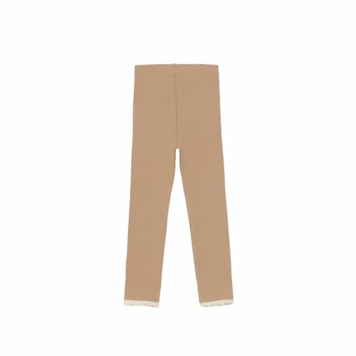 Donsje Amsterdam Trousers and Leggings Girls Qaffy Leggings Latte