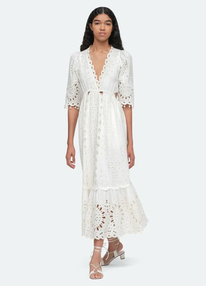 Dresses Women Sea New York Addie SS Dress Cream
