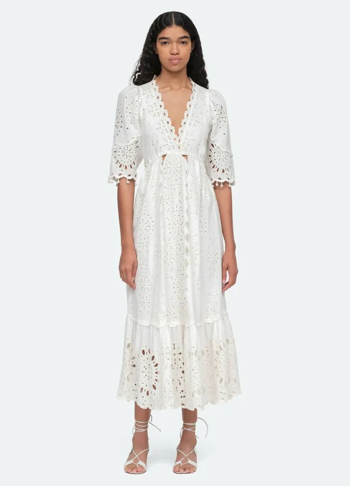 Dresses Women Sea New York Addie SS Dress Cream