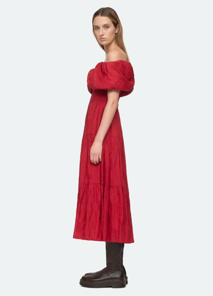 Dresses Women Sea New York Loren Dress Ruby