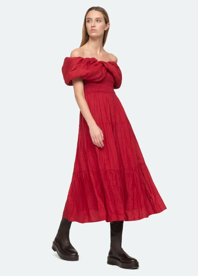Dresses Women Sea New York Loren Dress Ruby